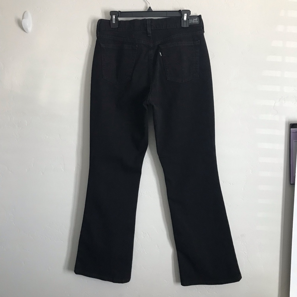 Levi’s 515 Black denim bootcut pants size 10.